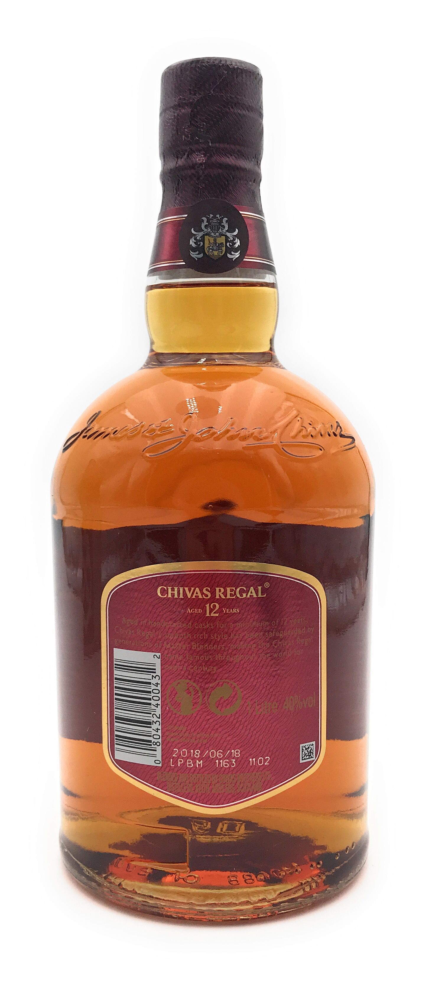 Spirituosen Aktion! :: Chivas Regal 12 Jahre Blended Scotch Whisky 1x 1 l  Alkohol 40%